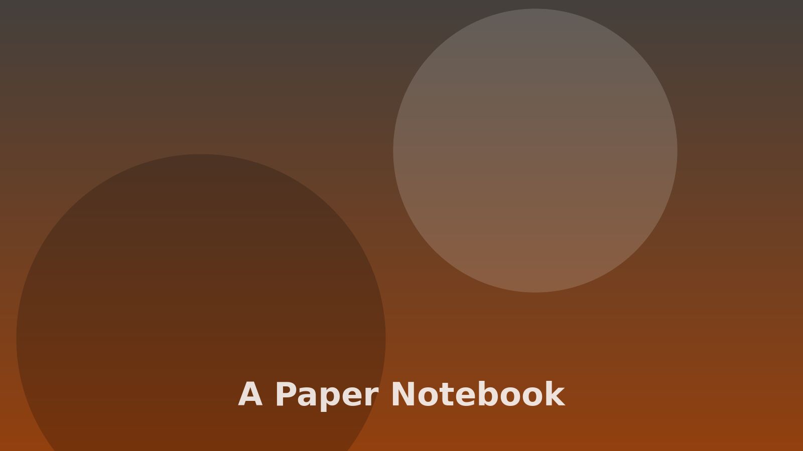 Why I still use a paper notebook
