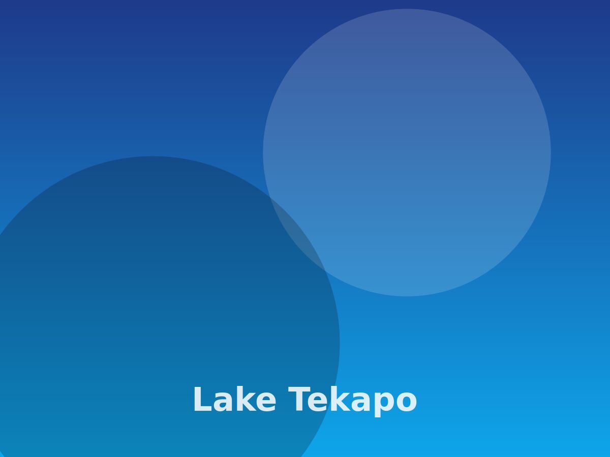 Lake Tekapo